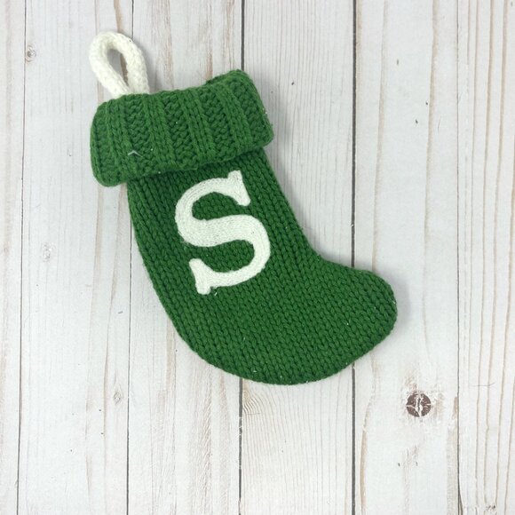 Target Wondershop Green Mini Stockings Monogram Letter D M S S - Picture 12 of 12